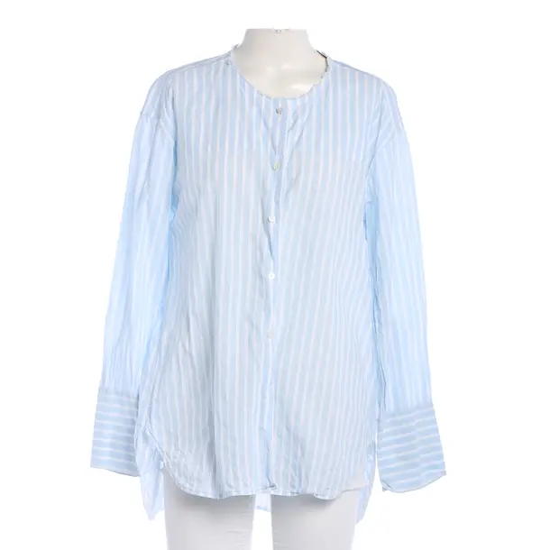 Bluse, in Hellblau, Baumwolle, Lis Lareida