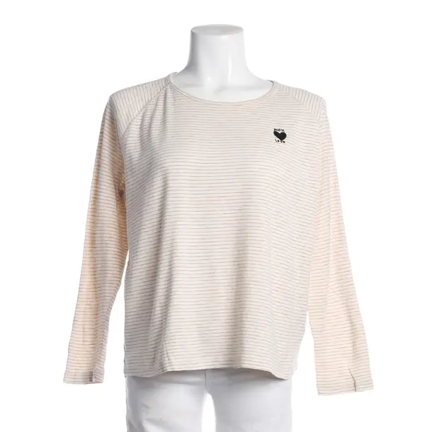 Long Sleeve Shirt, in Cream, Cotton, Closed