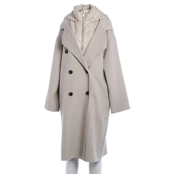 Winter Coat, in Light Gray, Wool, Lieblingsstück