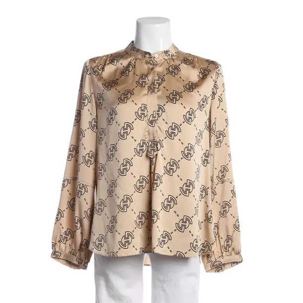 Bluse, in Camel, Seide, Friendly Hunting