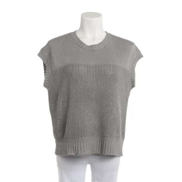 Sweater Vest, in Gray, Linen, Iris von Arnim