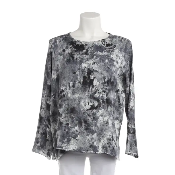 Denim Shirt, in Blue, Silk, Avant Toi