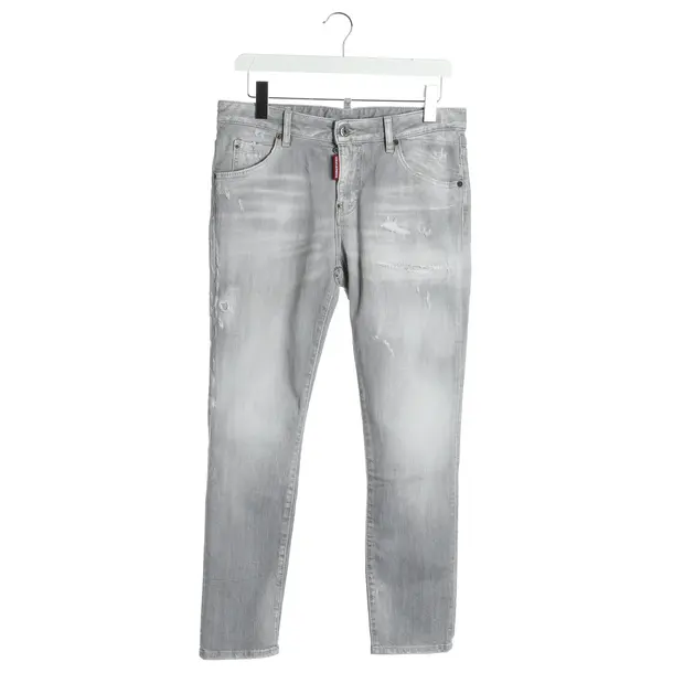 Slim Fit Jeans, in Light Gray, Cotton, Dsquared