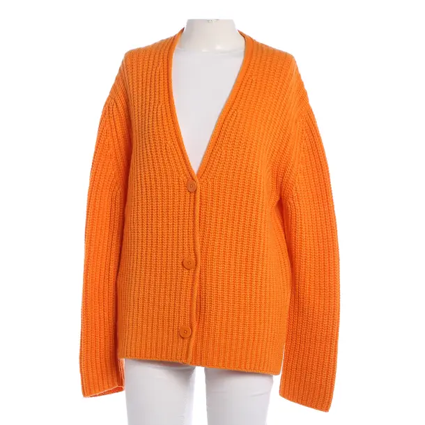 Cardigan, in Arancione neon, Cachemire, Iris von Arnim