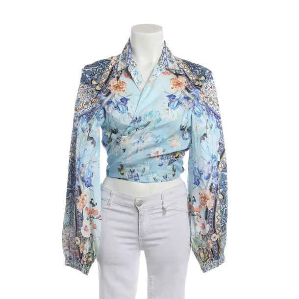 Bluse, in Mehrfarbig, Leinen, Camilla