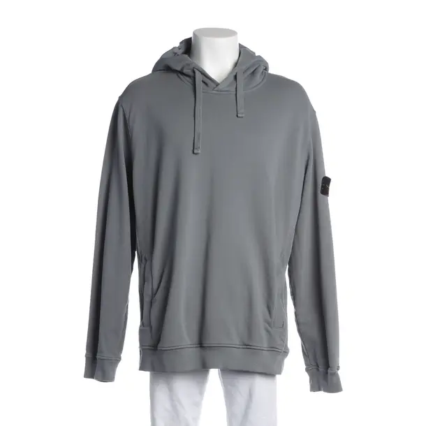 Hoodie, in Grau, Baumwolle, Stone Island