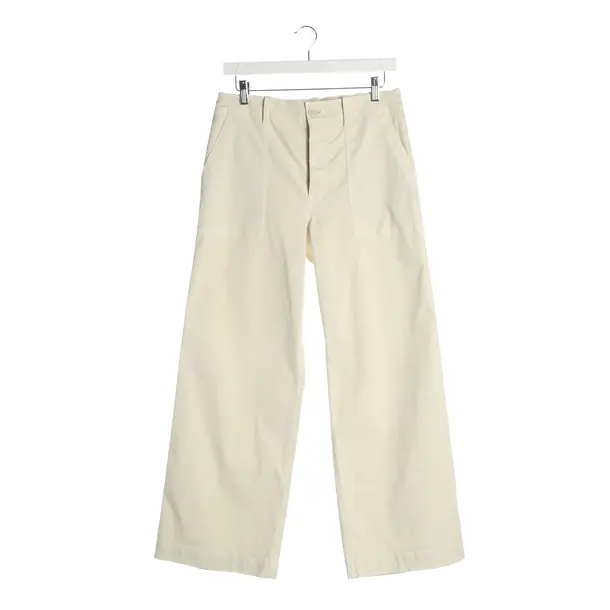 Straight Fit Jeans, in Cream, Cotton, Nili Lotan