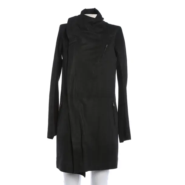 Ledermantel, in Schwarz, Leder, Rick Owens