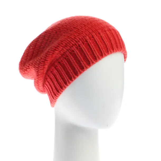 Mütze, in Rot, Kaschmir, Iris von Arnim