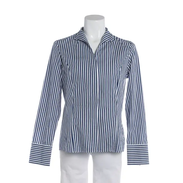 Bluse, in Navy, Baumwolle, Van Laack