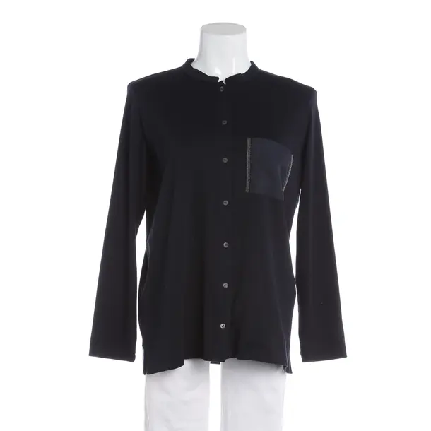 Strickjacke, in Navy, Baumwolle, Fabiana Filippi