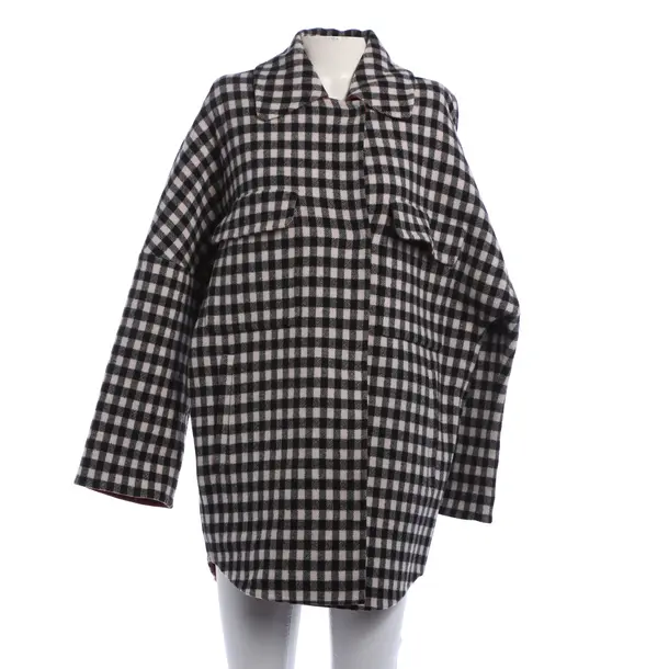 Mid-Season Jacket, in Black, Wool, Odeeh