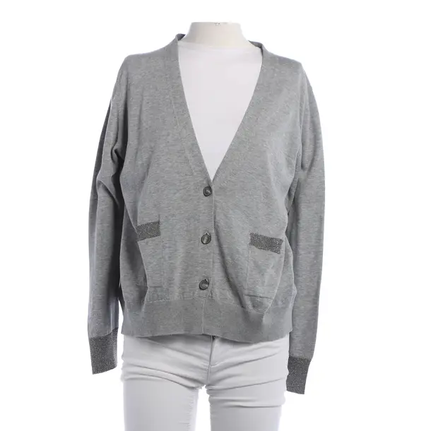 Strickjacke, in Grau, Baumwolle, Fabiana Filippi