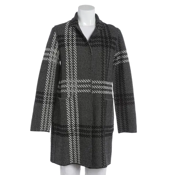 Übergangsmantel, in Schwarz, Baumwolle, Bruno Manetti