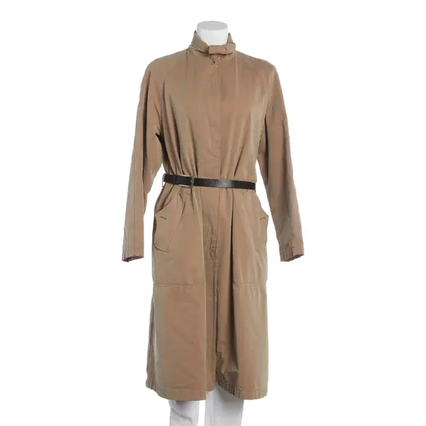 Mid-Season Coat, in Beige, Cotton, Paul Smith