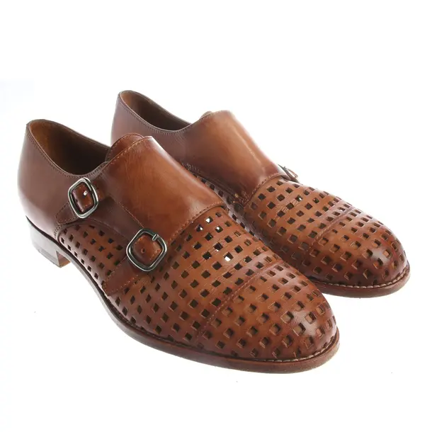 Halbschuhe, in Braun, Santoni