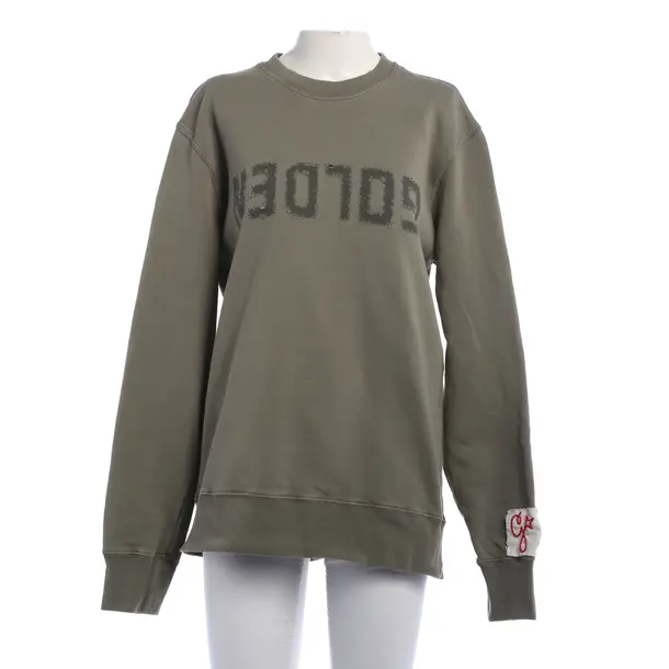 Sweatshirt, in Green, Cotton, Golden Goose
