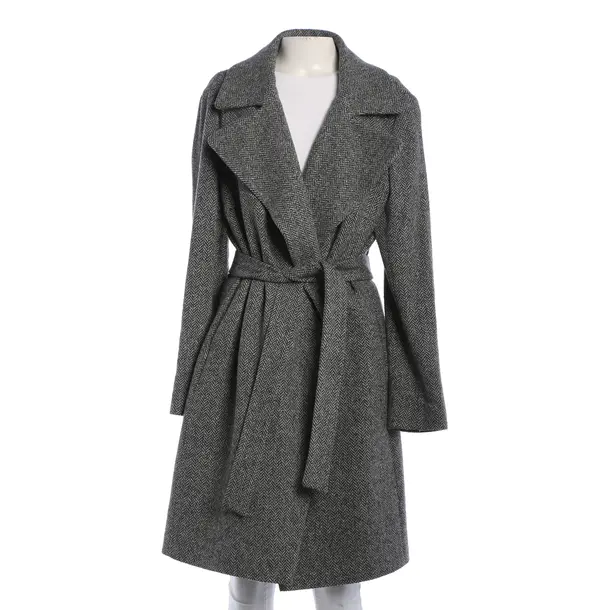 Mid-Season Coat, in Dark Gray, Wool, Windsor