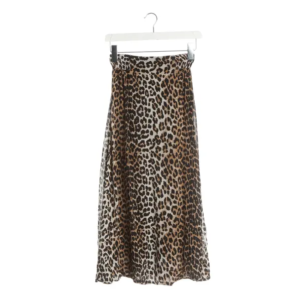 Skirt, in Multicolored, Viscose, Ganni