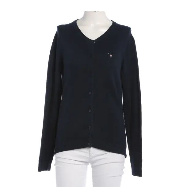 Cardigan, in Blue, Cotton, Gant