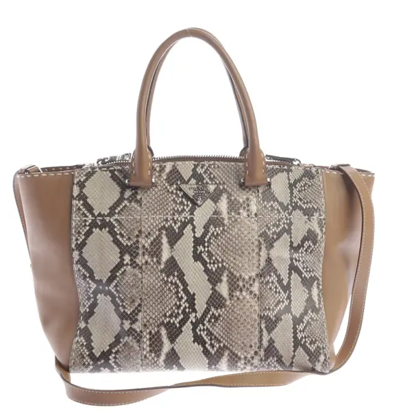 Shopper, in Cammello, Pelle, Prada