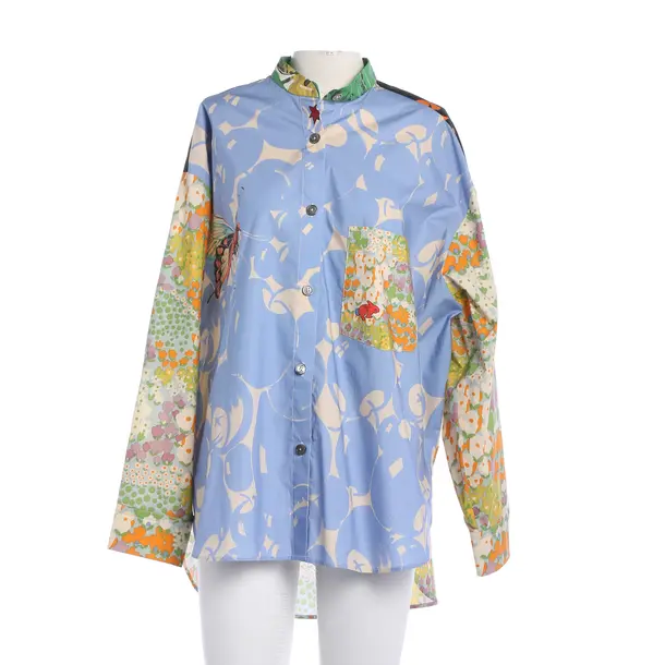 Bluse, in Mehrfarbig, Baumwolle, Odeeh