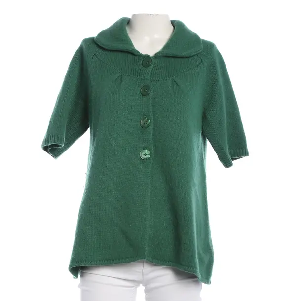 Cardigan, in Verde, Cachemire, FTC Cashmere