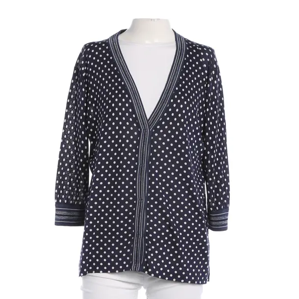 Strickjacke, in Blau, Baumwolle, Prada