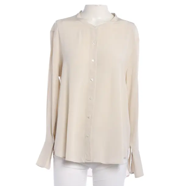 Bluse, in Hellbraun, Seide, Van Laack