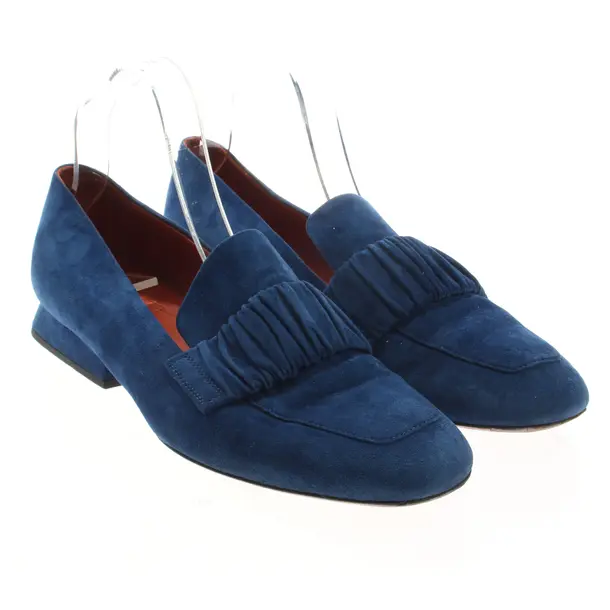 Loafers, in Blau, Santoni