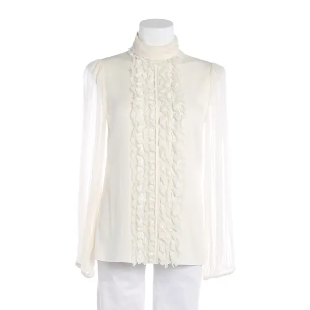 Bluse, in Cream, Seide, Dolce & Gabbana