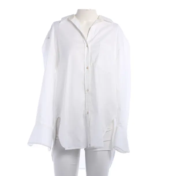 Bluse, in Weiß, Baumwolle, Le Sarte Pettegole