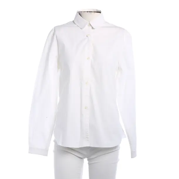 Blouse, in Cream, Cotton, Burberry