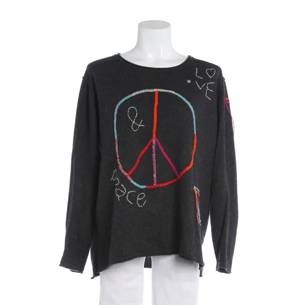 Jumper, in Dark Gray, Wool, Grace