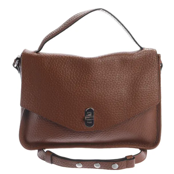 Handtasche, in Hellbraun, Leder, Coccinelle