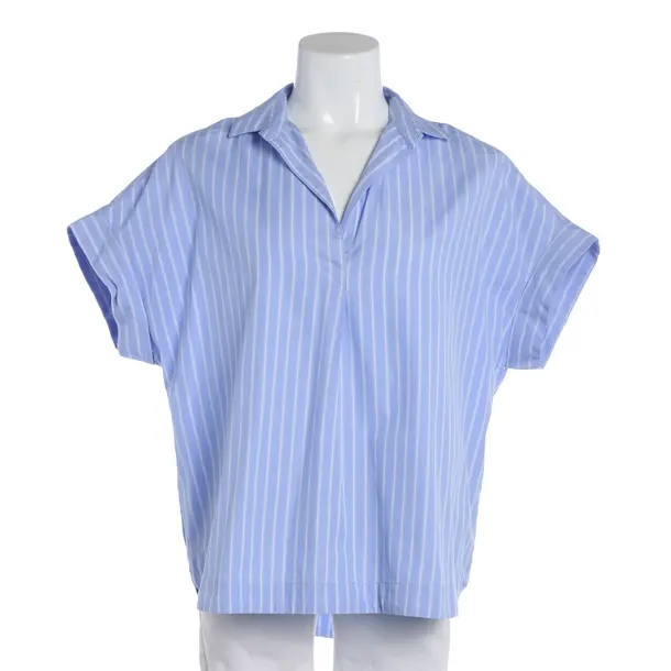 Bluse, in Hellblau, Baumwolle, 0039 Italy