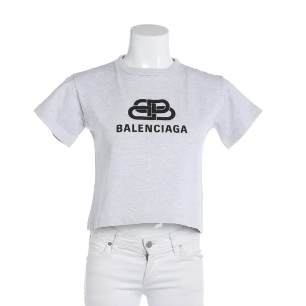 Shirt, in Light Gray, Cotton, Balenciaga
