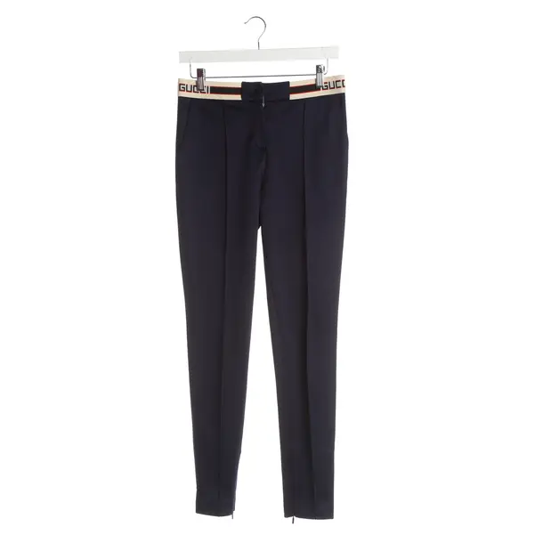 Pants, in Navy, Polyester, Gucci