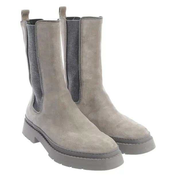 Stivali Chelsea, in Grigio chiaro, Brunello Cucinelli