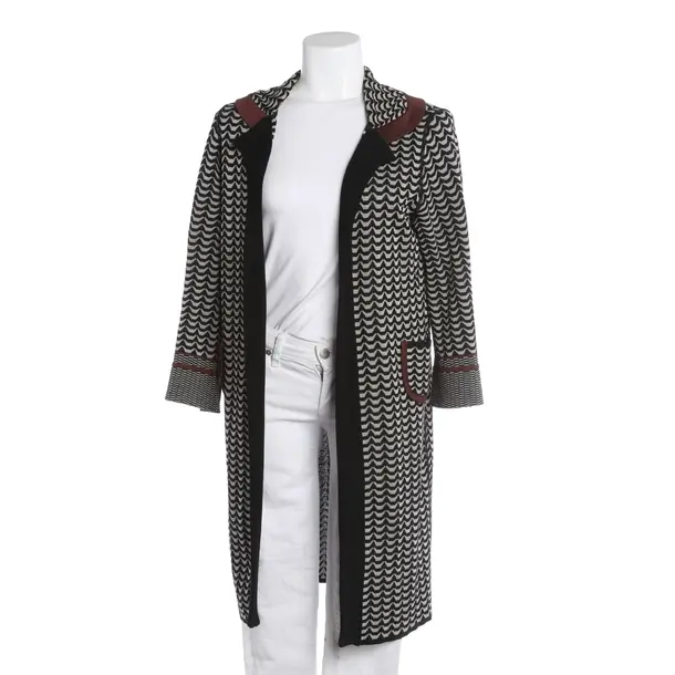 Cardigan, in Multicolored, Wool, Odeeh