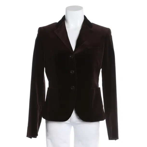 Blazer, in Dark Brown, Cotton, Tagliatore