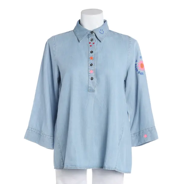 Blouse, in Light Blue, Lyocell, Grace