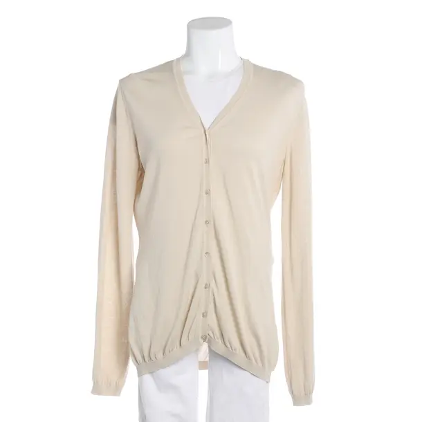 Cardigan, in Beige, Cotton, Malo