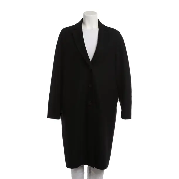 Cappotto mezza stagione, in Nero, Lana, Harris Wharf Londra