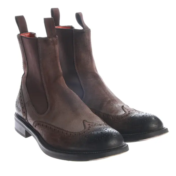 Chelsea Boots, in Braun, Santoni