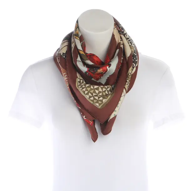Shawl, in Multicolored, Silk, Hermès