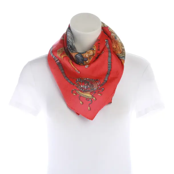 Shawl, in Multicolored, Silk, Hermès