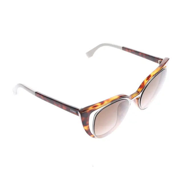 Sonnenbrille, in Braun, Kunststoff, Fendi