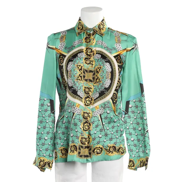 Blouse, in Multicolored, Silk, Versace