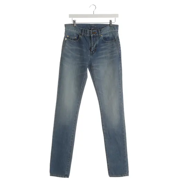 Jeans Slim Fit, in Blau, Baumwolle, Saint Laurent